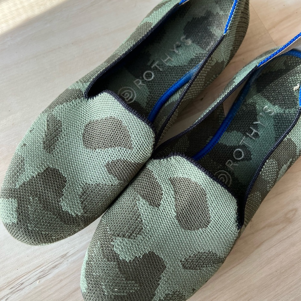 Rothy's Olive Camouflage Flats - Picture 4 of 6